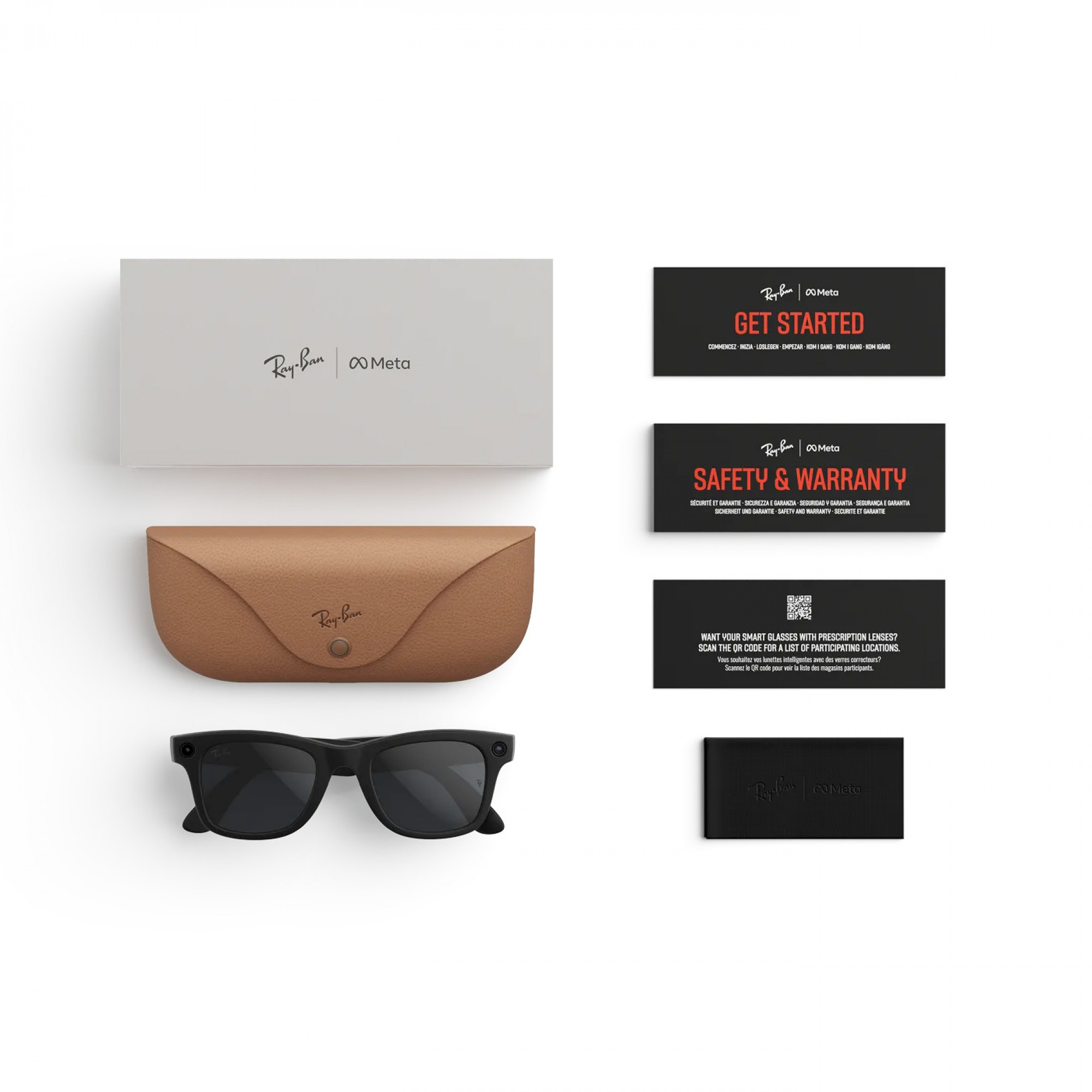 Смарт-очки Ray-Ban Meta Wayfarer (Gen 2) Matte Black, Lens color : Clear to Grey